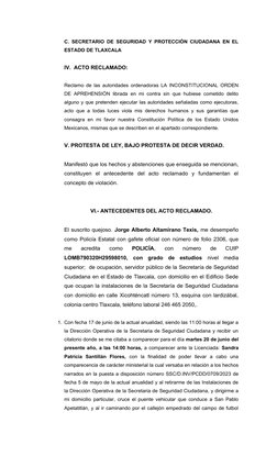 Amparo contra orden de cateo en Tlaxcala | PDF | Violación | Derecho ...