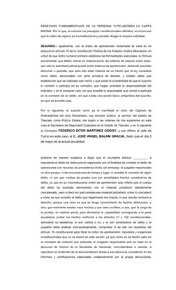 Amparo contra orden de cateo en Tlaxcala | PDF | Violación | Derecho ...