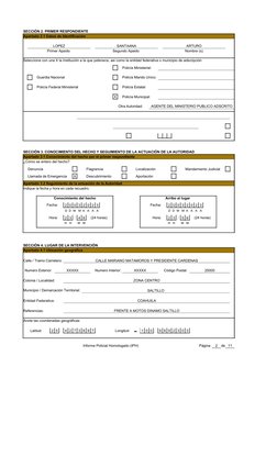 SECCIÓN 2. PRIMER RESPONDIENTE
Apartado 2.1 Datos de Identificación
LOPEZ
SANTAANA
ARTURO
Primer Apeido 
Segundo Apeido 
Nomb
