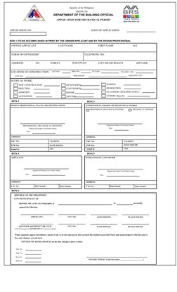 Quezon City Building Permit Application | PDF | Electrical Wiring ...