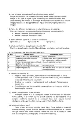 Class 8 AI Worksheet and Answers | PDF | Artificial Intelligence ...