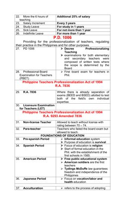 22.
More the 6 hours of 
teaching
Additional 25% of salary
23.
Salary Increment
Every 3 years
24.
Study Leave
For study in 1