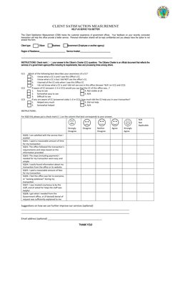 CLIENT SATISFACTION MEASUREMENT
HELP US SERVE YOU BETTER
This Client Satisfaction Measurement (CSM) tracks the customer exper