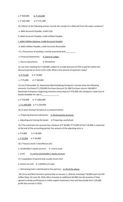 FAR Qualifying Exam Reviewer Guide | PDF | Debits And Credits | Stocks