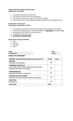 Script Format Tour Guide Tour Guide Script and Format Guide | PDF