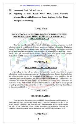Visit https://www.pakshaheens.com  (https://www.pakshaheens.com/)for more pdf and past papers 
3 
 
20. Issuance of Final Cal