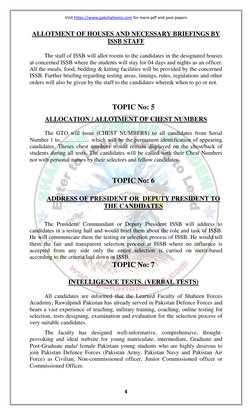 Visit https://www.pakshaheens.com  (https://www.pakshaheens.com/)for more pdf and past papers 
4 
 
ALLOTMENT OF HOUSES AND N