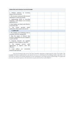 Cloud Storage Effectiveness Survey | PDF | Inventory | Cloud Computing