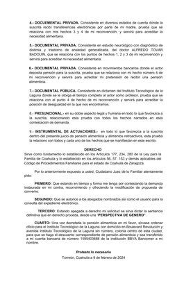 4.- DOCUEMENTAL PRIVADA. Consistente en diversos estados de cuenta donde la
suscrita  recibí  transferencias  electrónicas  p