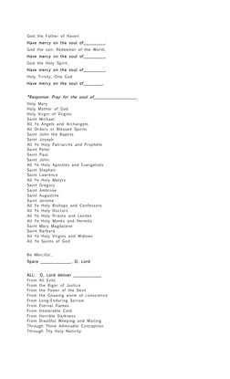 40 Days Prayer for the Departed Souls | PDF | God The Father | Eternal ...