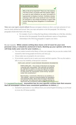 Mastering Column Writing in Journalism | PDF | Newspapers | Jargon