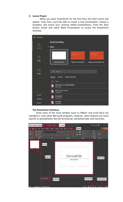 Powerpoint Lessons Pdf PowerPoint Lesson Plan for Beginners | PDF | Window (Computing ...