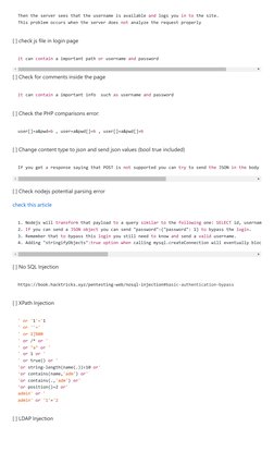 Admin Panel Bypass Techniques Checklist | PDF | Software | Data Management