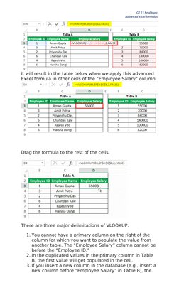 Advanced Excel Formulas Guide | PDF | Computer Programming | Computing