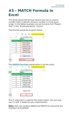 Advanced Excel Formulas Guide | PDF | Computer Programming | Computing