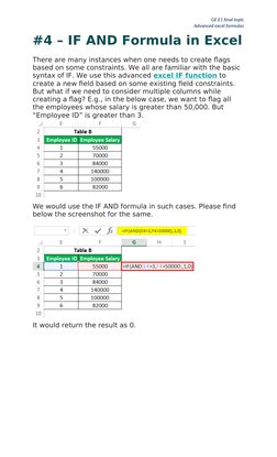 Advanced Excel Formulas Guide | PDF | Computer Programming | Computing