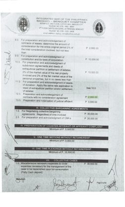 IBP Standard Notary Rates | PDF