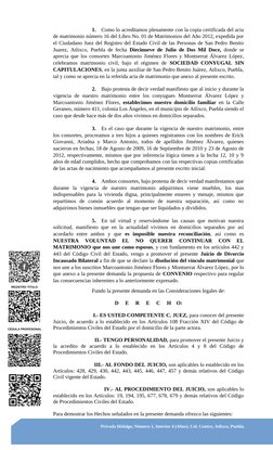 REGISTRO TITULO
1.
Como lo acreditamos plenamente con la copia certificada del acta
de matrimonio número 16 del Libro No. 01