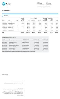 AT&T AutoPay Enrollment and Bill Summary | PDF | At&T