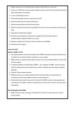 Uses of Computers in Hospitals | PDF | Electronic Health Record ...