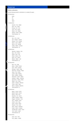 how do you make tobacco in doodle god Element Combinations Guide | PDF | Trees tobacco - Doodle Alchemy Cheats