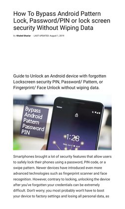 Bypass Android Lock Screen Methods | PDF | Android (Operating System ...