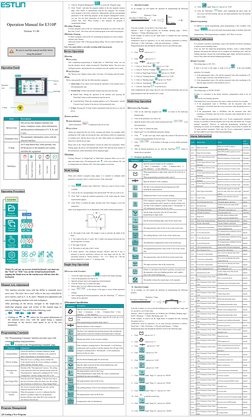 E310P Operation Manual Guide | PDF | Parameter (Computer Programming ...
