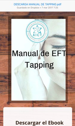 Manual Gratuito de Tapping EFT | PDF | Relaciones personales, crianza y ...
