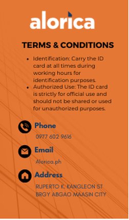 Phone
0977 602 9616
Email
Alorica.ph
Address
RUPERTO K. KANGLEON ST
BRGY ABGAO MAASIN CITY
Identification: Carry the ID
card