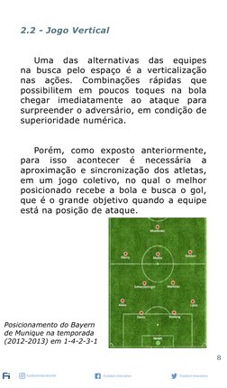 8
futebolinterativobr
Futebol Interativo
Futebol Interativo
2.2 - Jogo Vertical
	
Uma das alternativas das equipes 
na busca
