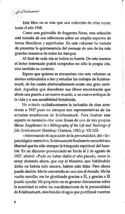 Este libro no es más que una colección de citas suyas, 
hasta el ano 1968.
Como una guimalda de fragantes flores, esta selecc