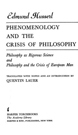 The Genesis of Husserl's