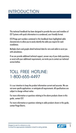 1
TM
Diagrams are for reference only.
Consult the appropriate installation sheet for wiring details.
INTRODUCTION
This techni