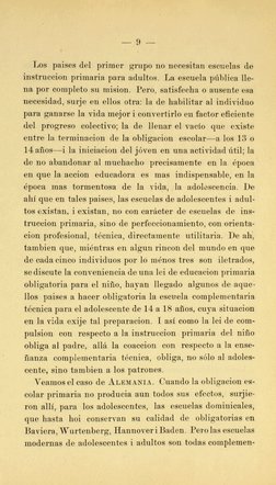 os paises del primer grupo no necesitan esouelas de 
instruccion primaria para adultos. La escuela pública lle- 
na por compl