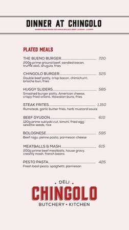 Chingolo Deli Restaurant Menu 05 23 | PDF