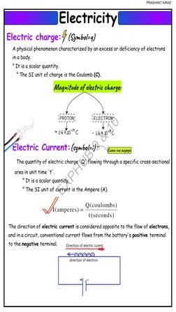 Class 10 Electricity Notes by Prashant Kirad | PDF | Watt | Electrical ...
