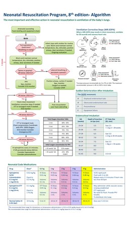 NRP 8th Edition Resuscitation Algorithm | PDF | Cardiopulmonary ...