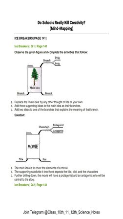 Mind Mapping Techniques for 12th English | PDF | Brainstorming | Thought