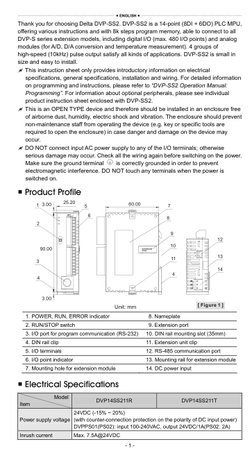 Delta DVP-14SS2 PLC Manual Overview | PDF | Programmable Logic ...