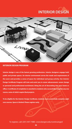 Bergen Community College Interior Design Program | PDF | Interior ...