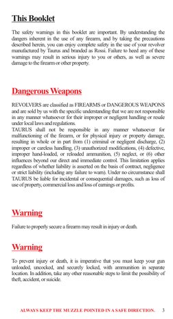 Rossi Manual Revolvers | PDF | Cartridge (Firearms) | Revolver