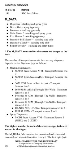 NCR ATM Error Codes Overview | PDF | Automated Teller Machine | Bit