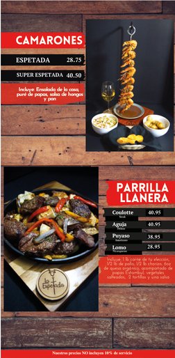 Menú de La Espetada San Benito | PDF | Carne | Cilantro