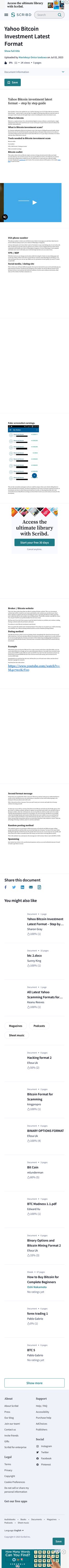 Share this document





You might also like
Magazines
Podcasts
Sheet music
Save
Document
1 page
Yahoo Bitcoin Investmen