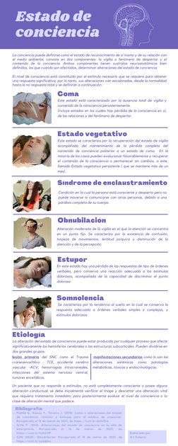 Estados de conciencia y obnubilación | PDF | Coma | Conciencia