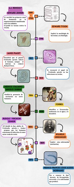 Línea del Tiempo de la Parasitología | PDF | Parasitología | Microbiología